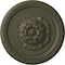 Ekena Millwork Palmetto Ceiling Medallion, Hand-Painted Witch Hazel, 11 1/2"OD x 1"P CM11PAWHF - alternate 1